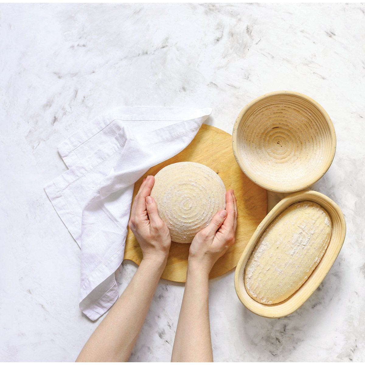 Mrs. Anderson's Round Bread Proofing Basket