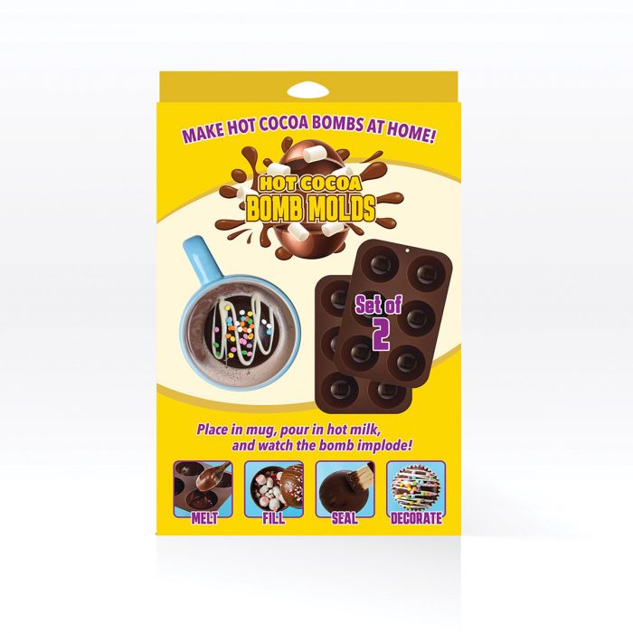 Hot Cocoa Bomb Silicone Molds, Set of 2